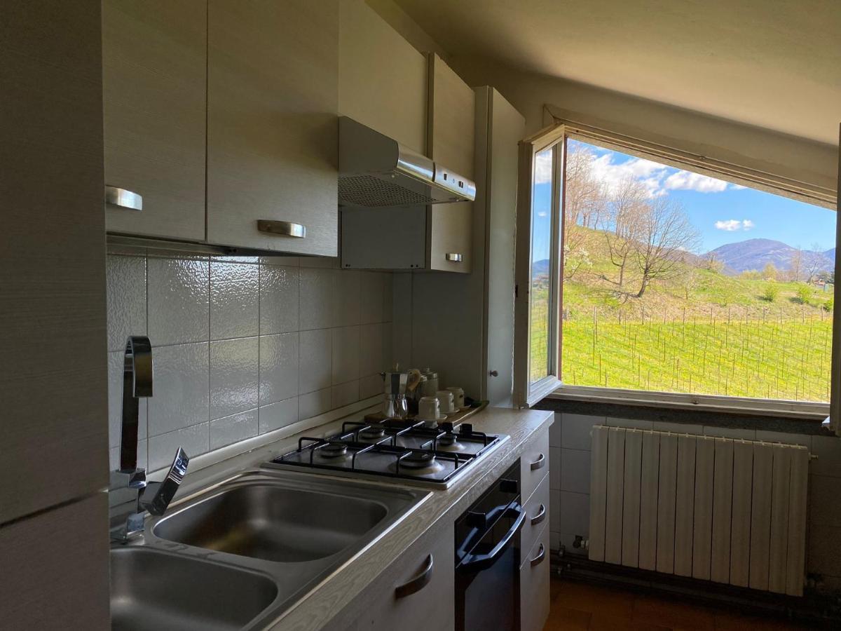 Mansarda In Villa Cenate Sopra Bagian luar foto